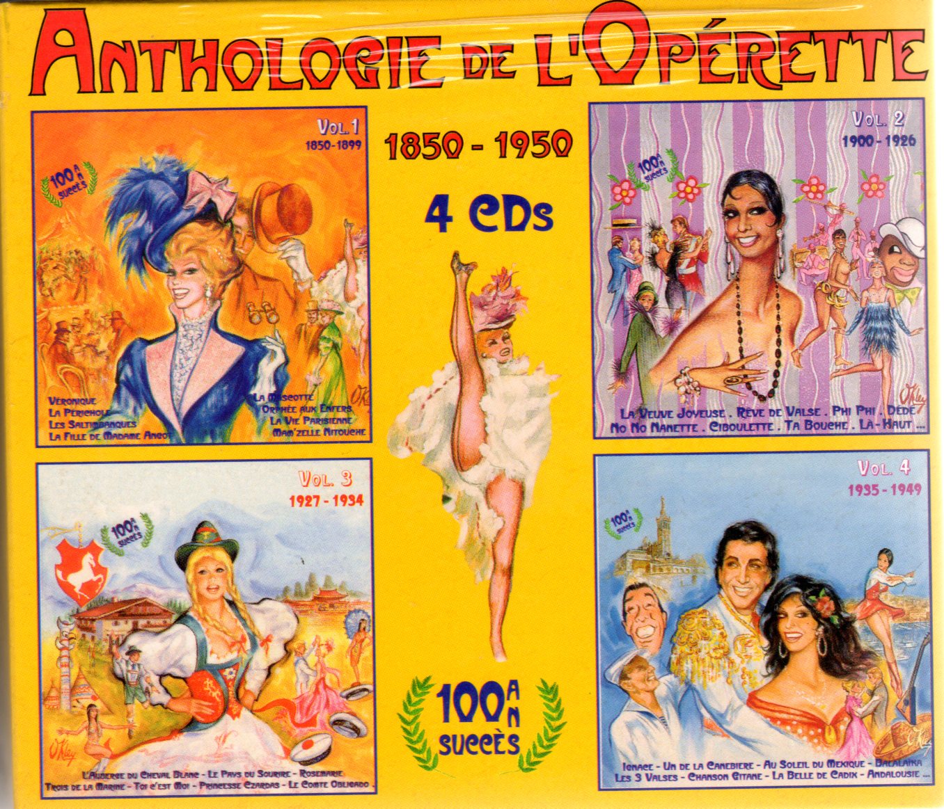 Audio Cd Anthologie De L'Operette / Various (4 Cd) NUOVO SIGILLATO, EDIZIONE DEL 19/05/2005 SUBITO DISPONIBILE