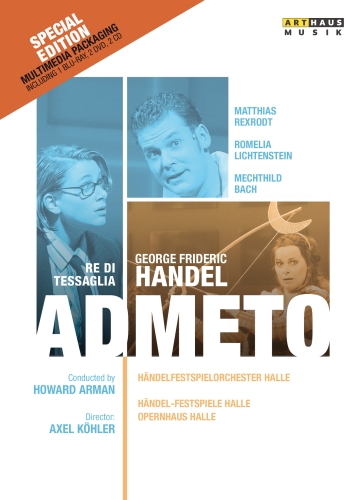 Music Dvd Georg Friedrich Handel - Admeto, Re Di Tessaglia (5 Dvd) NUOVO SIGILLATO, EDIZIONE DEL 05/05/2015 SUBITO DISPONIBILE