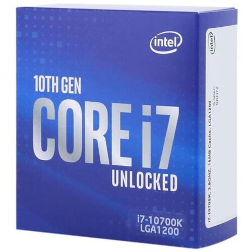 Intel CPU CORE I7-10700K (COMET LAKE-S) SOCKET 1200 - BOX 5032037188609