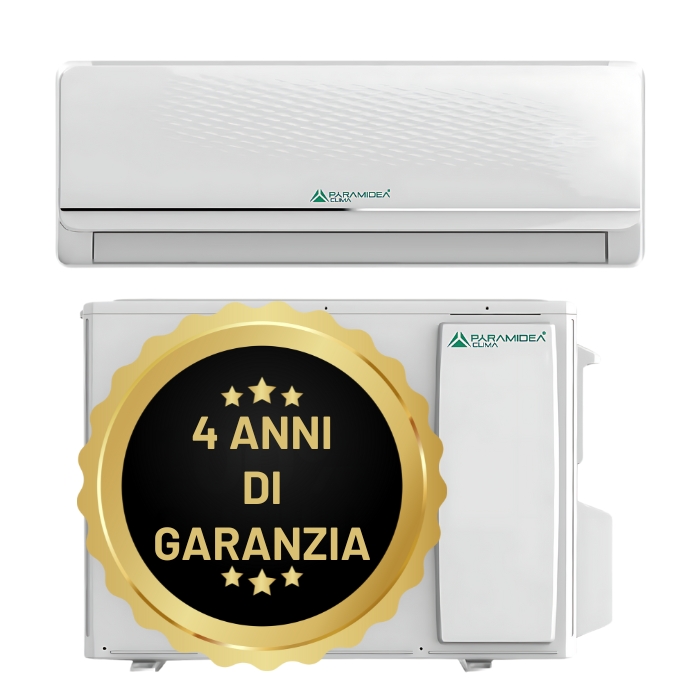 Pyramidea CLIMATIZZATORE WiFi AC124UI + AC124UE - UNITA' INTERNA + ESTERNA - 24000 BTU - I...